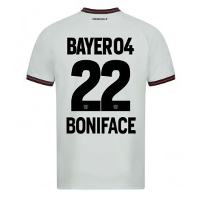 Bayer Leverkusen Victor Boniface #22 Bortatröja 2023-24 Kortärmad